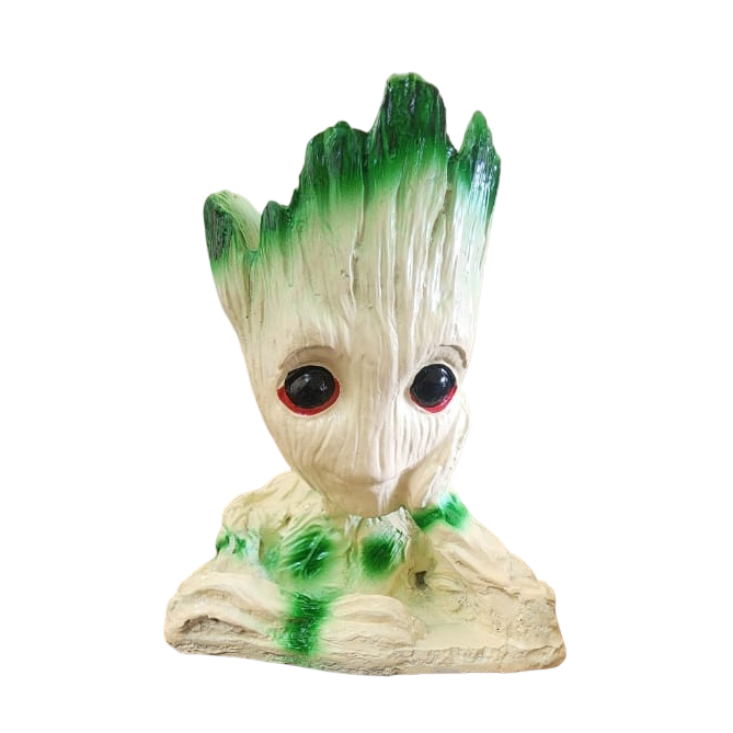 Cute Baby Groot Thinking Planter Pot for Home and Desk Decor - GegoCraft