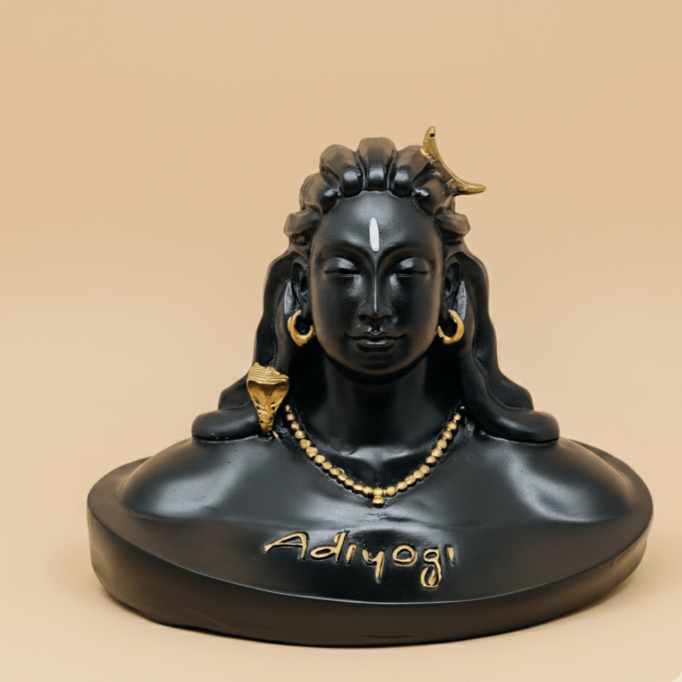 Adiyogi Shiva Idol (6 Inches) - Home & Office Decor, Car Dashboard - GegoCraft