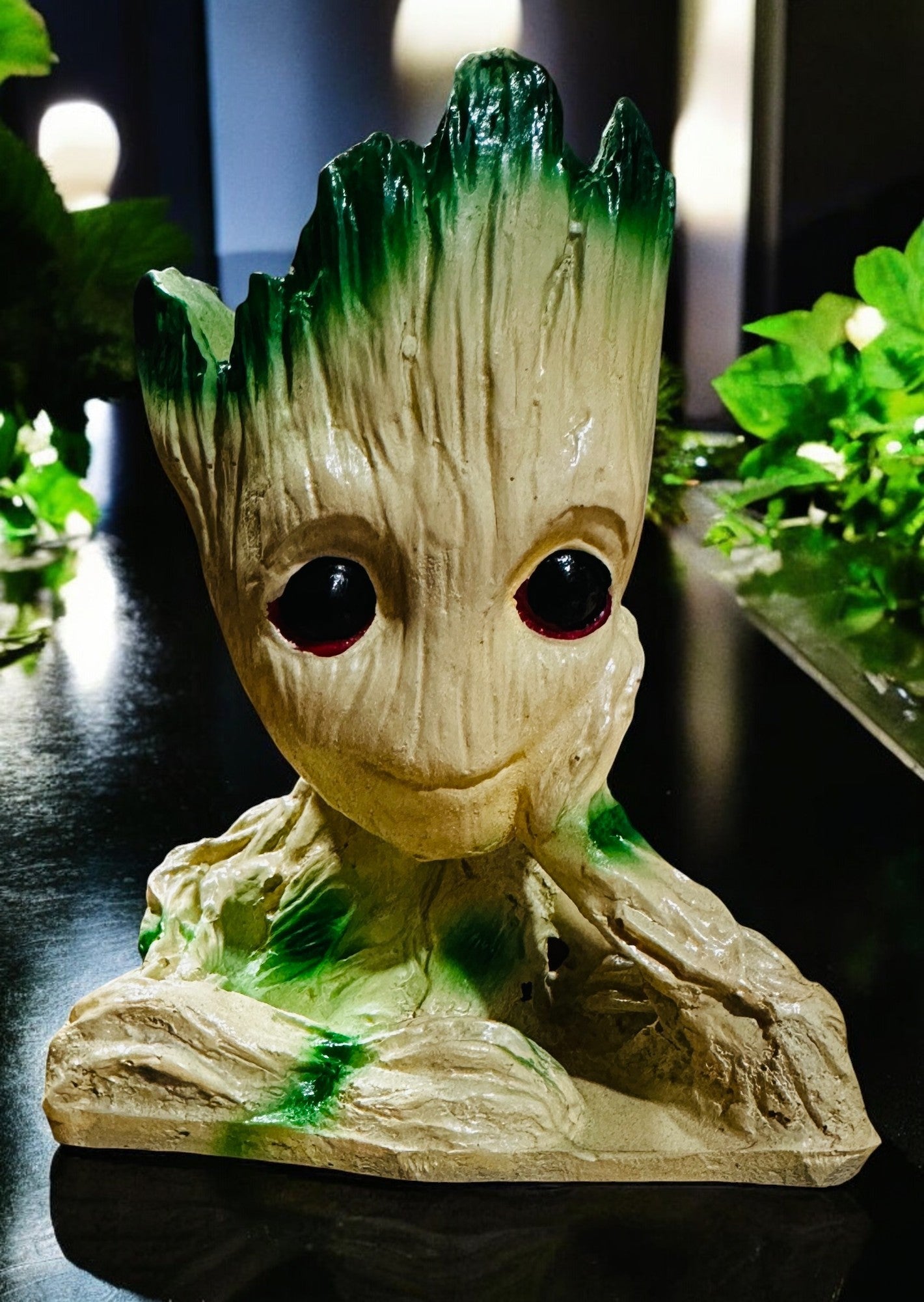 Cute Baby Groot Thinking Planter Pot for Home and Desk Decor - GegoCraft