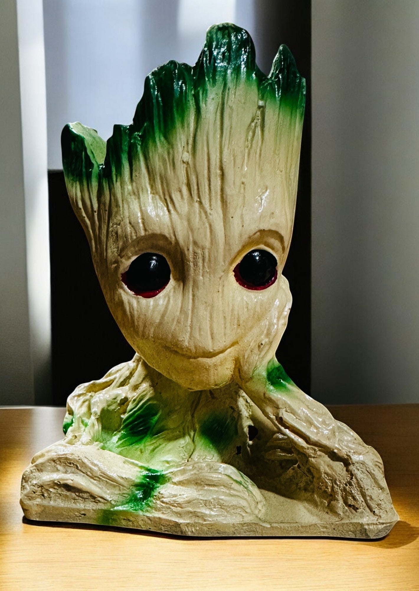 Cute Baby Groot Thinking Planter Pot for Home and Desk Decor - GegoCraft
