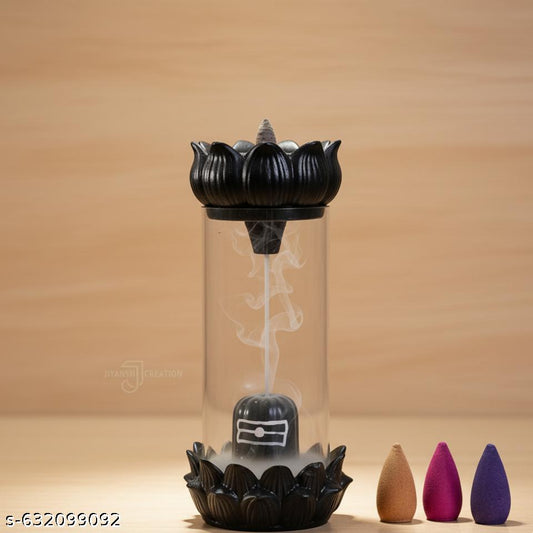 Lord Shiva Smoke Waterfall Fountain – Spiritual Home Decor - GegoCraft