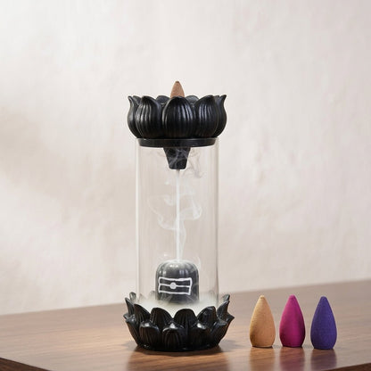 Lord Shiva Smoke Waterfall Fountain – Spiritual Home Decor - GegoCraft