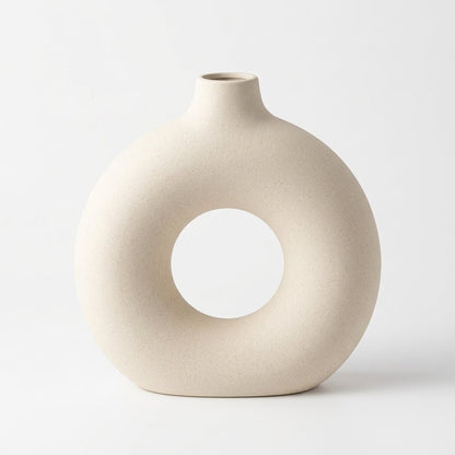 Modern Circle Flower Vase for Home Decor - GegoCraft