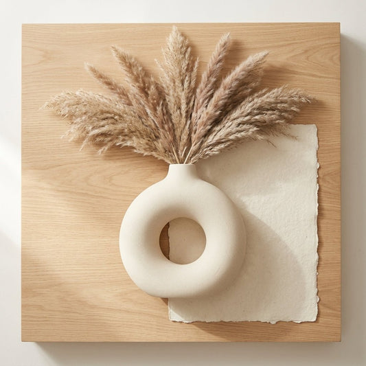 Modern Circle Flower Vase for Home Decor - GegoCraft