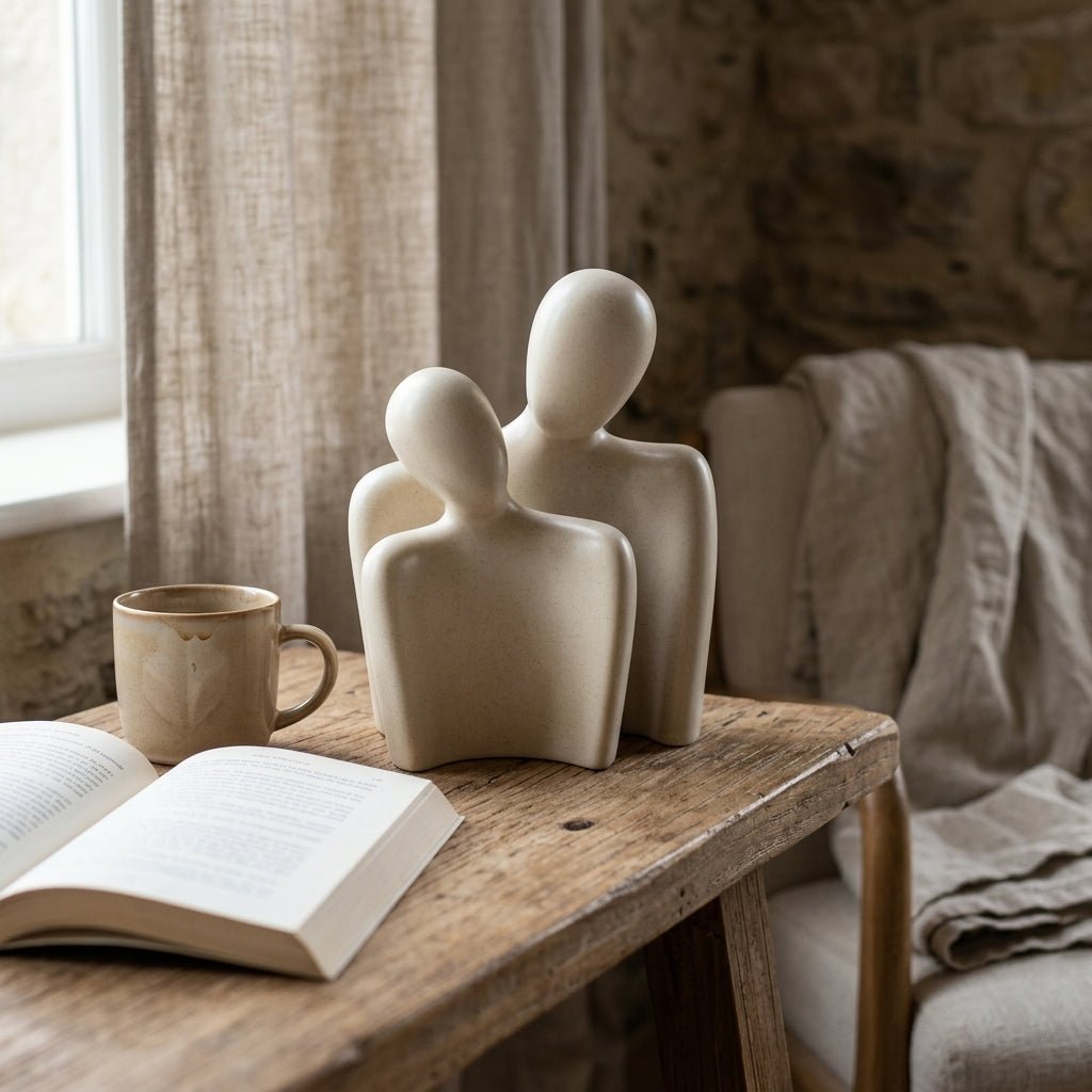 Modern Couple Showpiece – Elegant Home Decor & Gift Item - GegoCraft