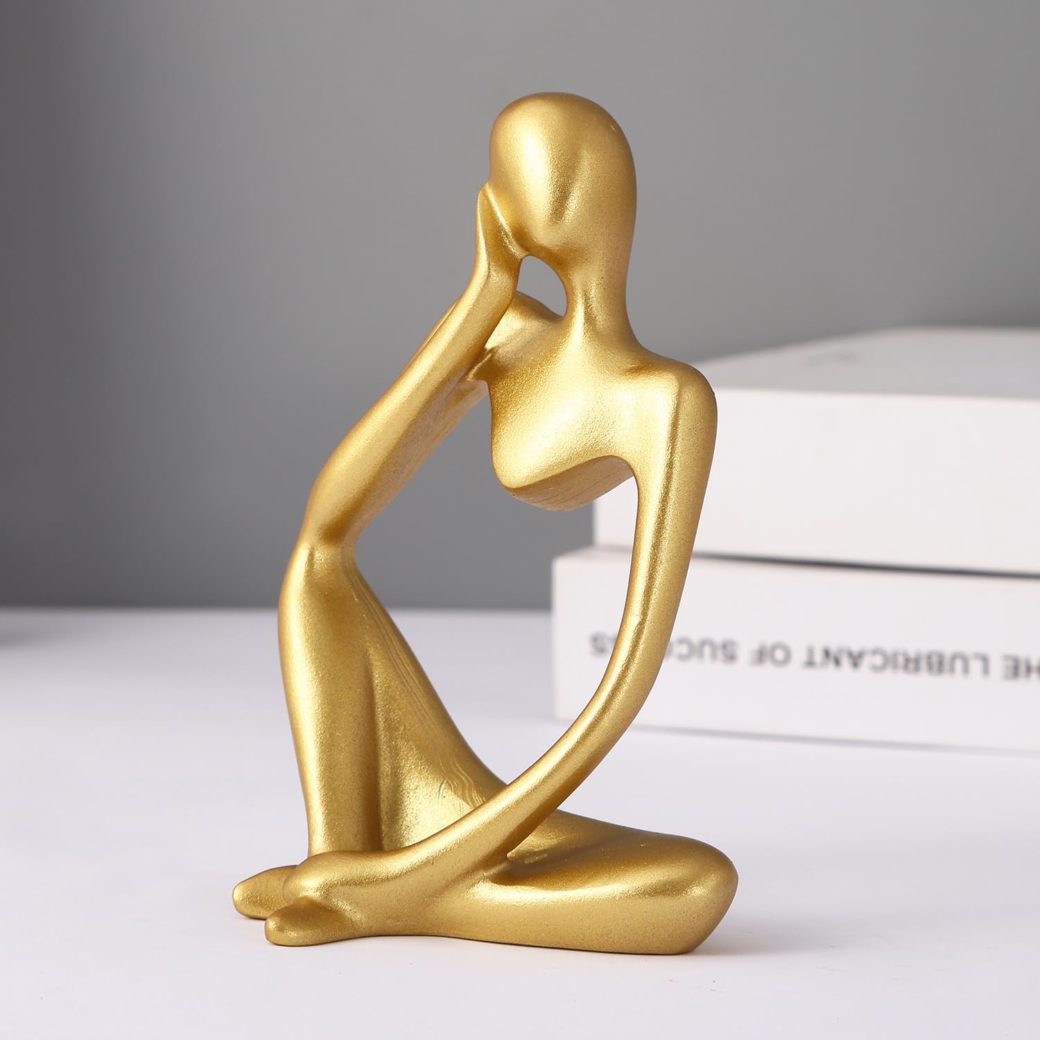 Set of 3 Abstract Thinker Man Statues - GegoCraft