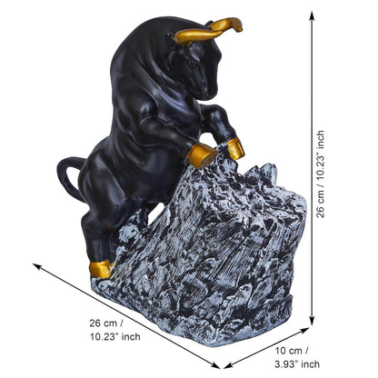 Summit Bull – Luxury Statement Sculpture for Home & Office Decor - GegoCraft