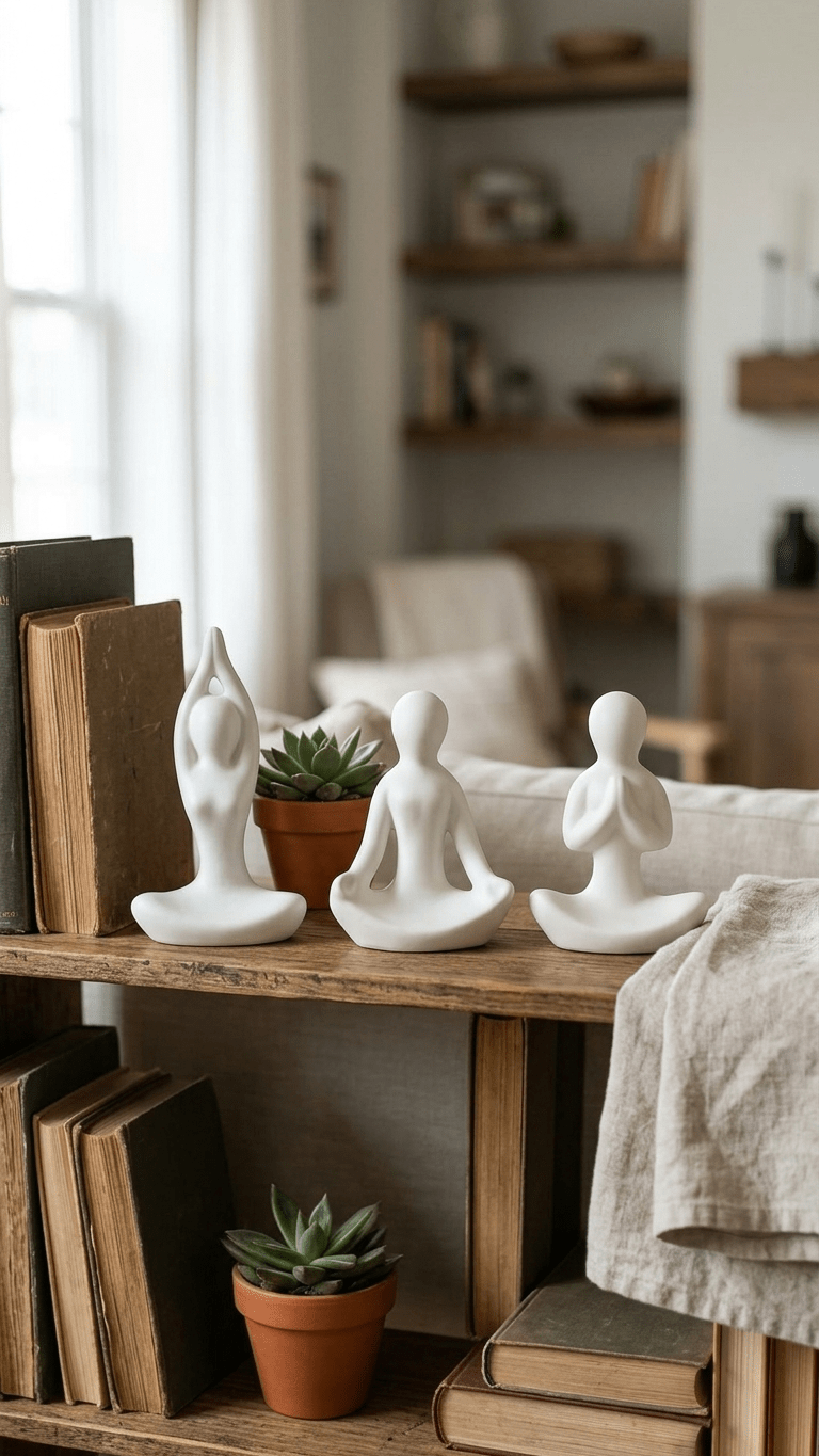 Yoga Showpiece for Living Room & Office Decor (Set of 3) - GegoCraft